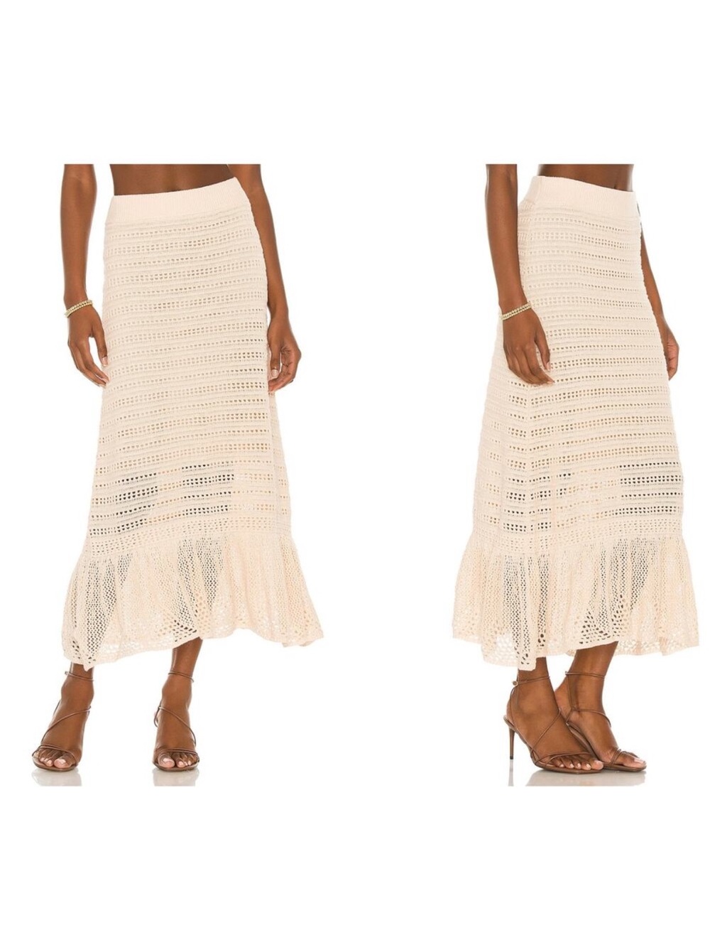 A.L.C. Amaya Skirt in Desert Rose